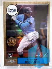 2022 Topps Chrome #87BC-17 Vidal Brujan Rookie 1987 RC